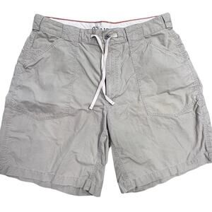 Aigle men's shorts khaki drawstring hiking casual cotton mens size 36